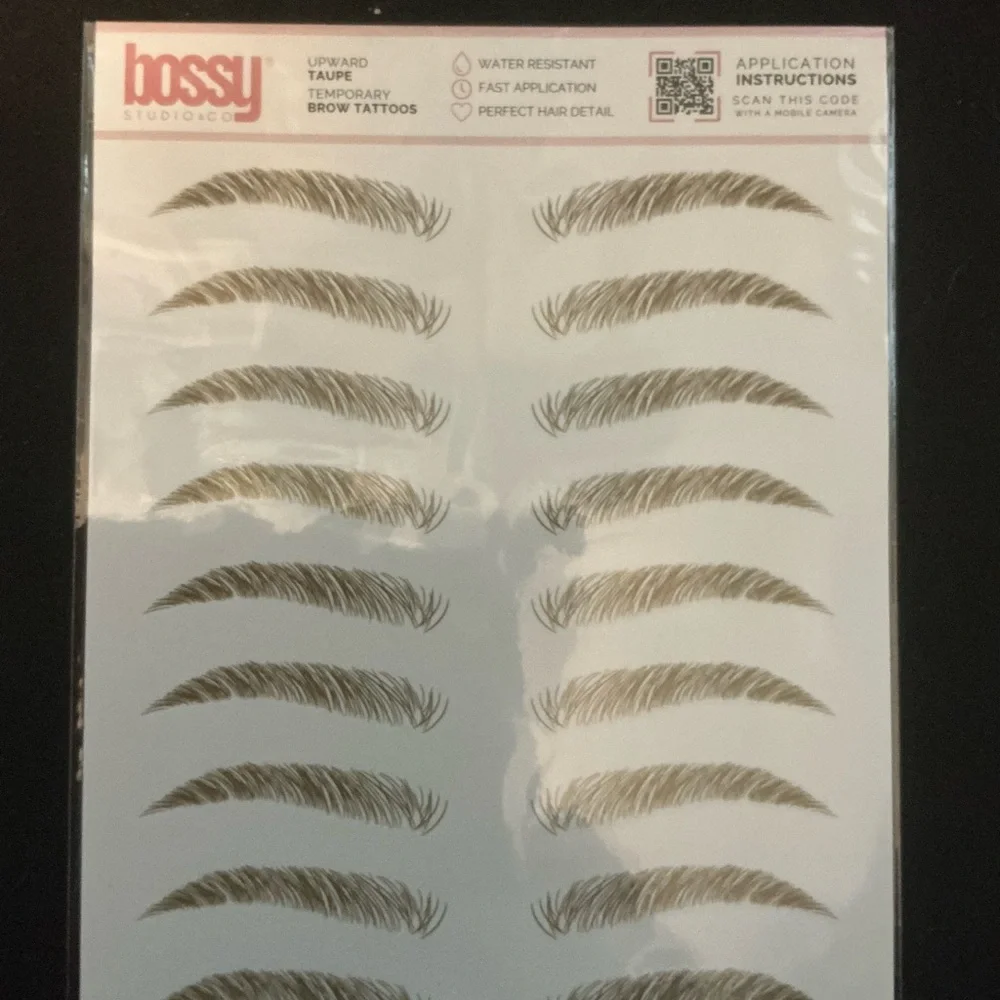 Bossy Eyebrow Tatoo’s and Finish Cream